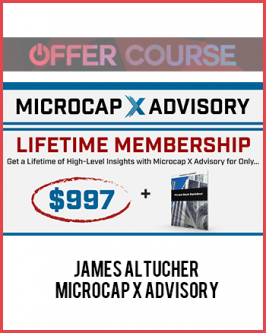 James Altucher – Microcap X Advisory