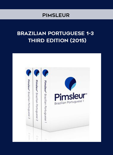 Pimsleur – Brazilian Portuguese 1-3 – Third Edition (2015)