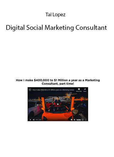 Tai Lopez – Digital Social Marketing Consultant